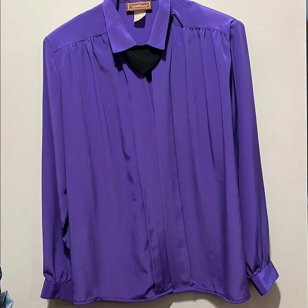 Vintage Purple Blouse